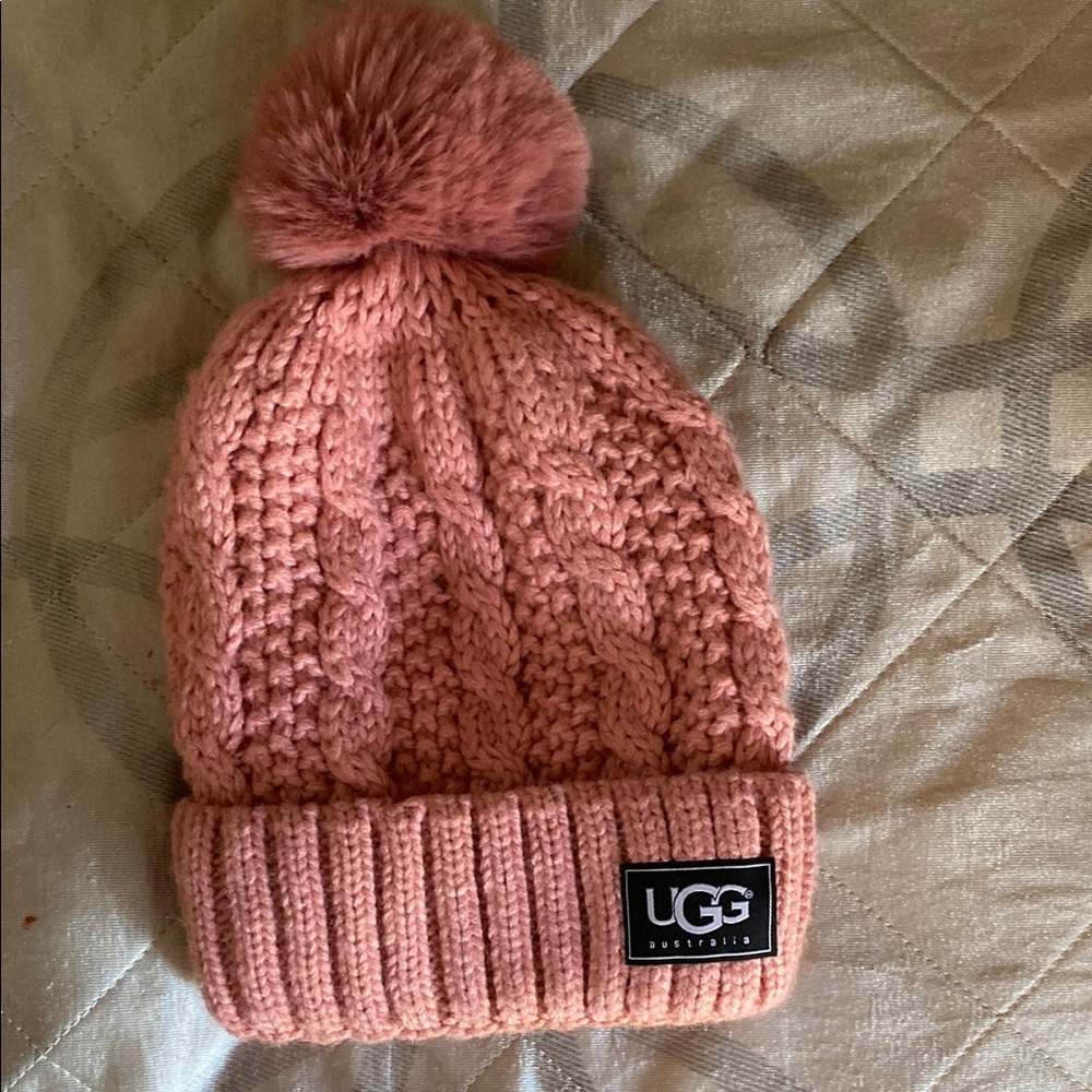 Ugg Pink Knitted Beanie